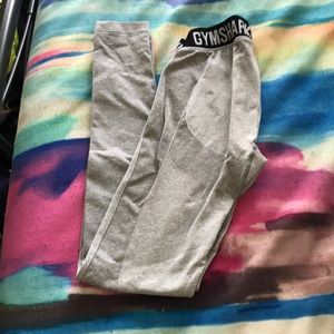 Gymshark flex leggings- black & white